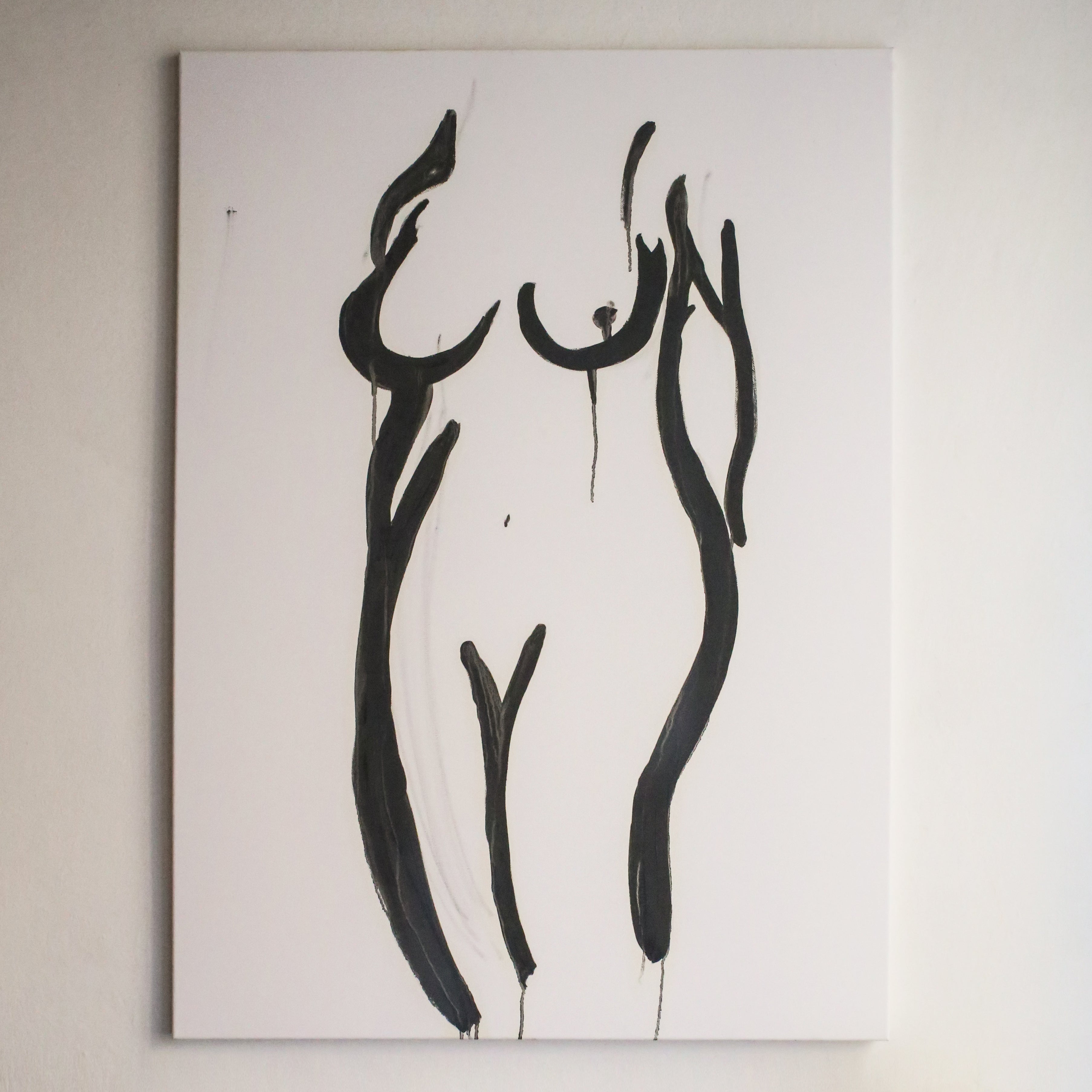 Black Curves. Oil on canvas. Leonardo Glauso.