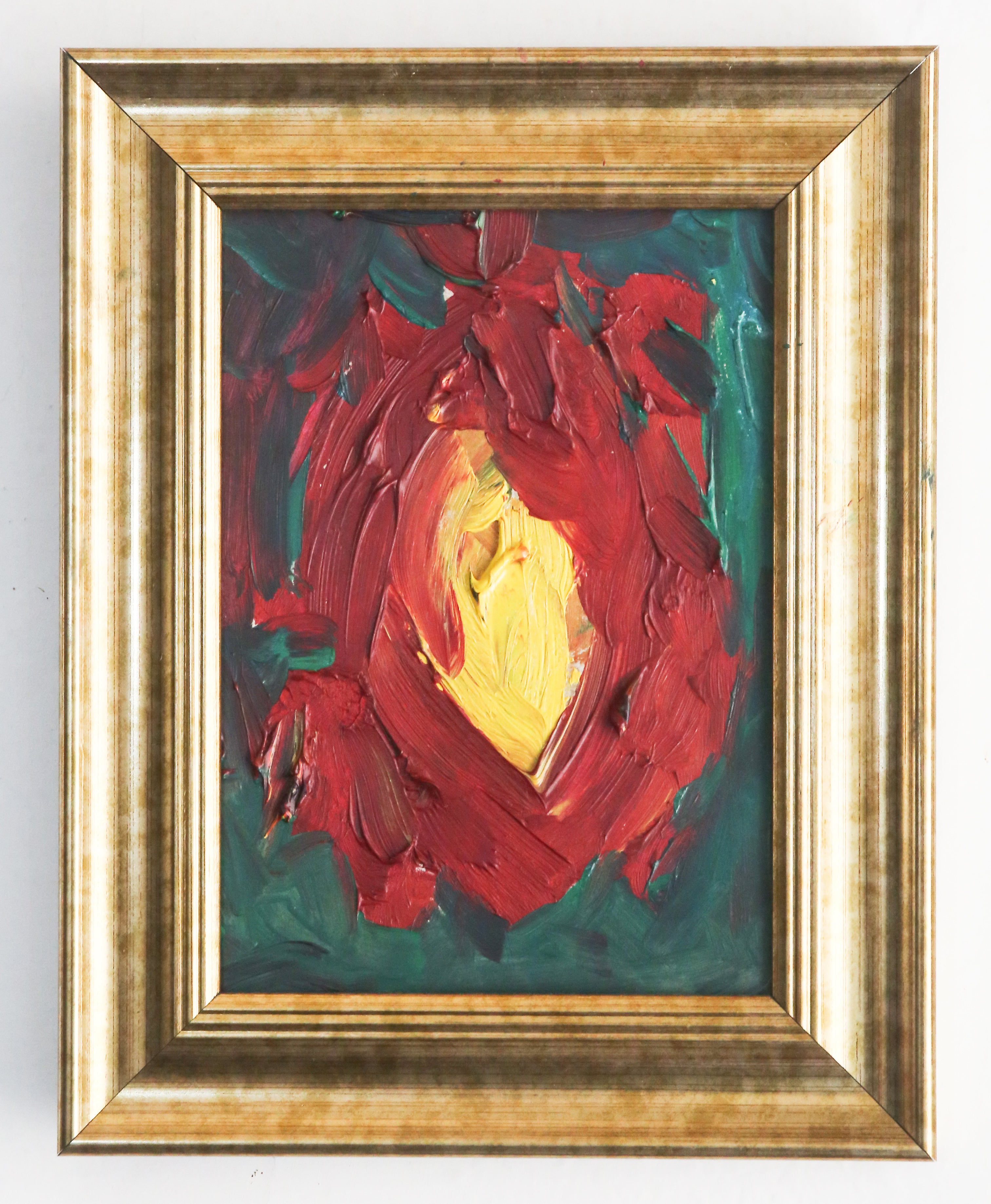 Fiore. Oil on medium-density fiberboard. Leonardo Glauso. 2026.