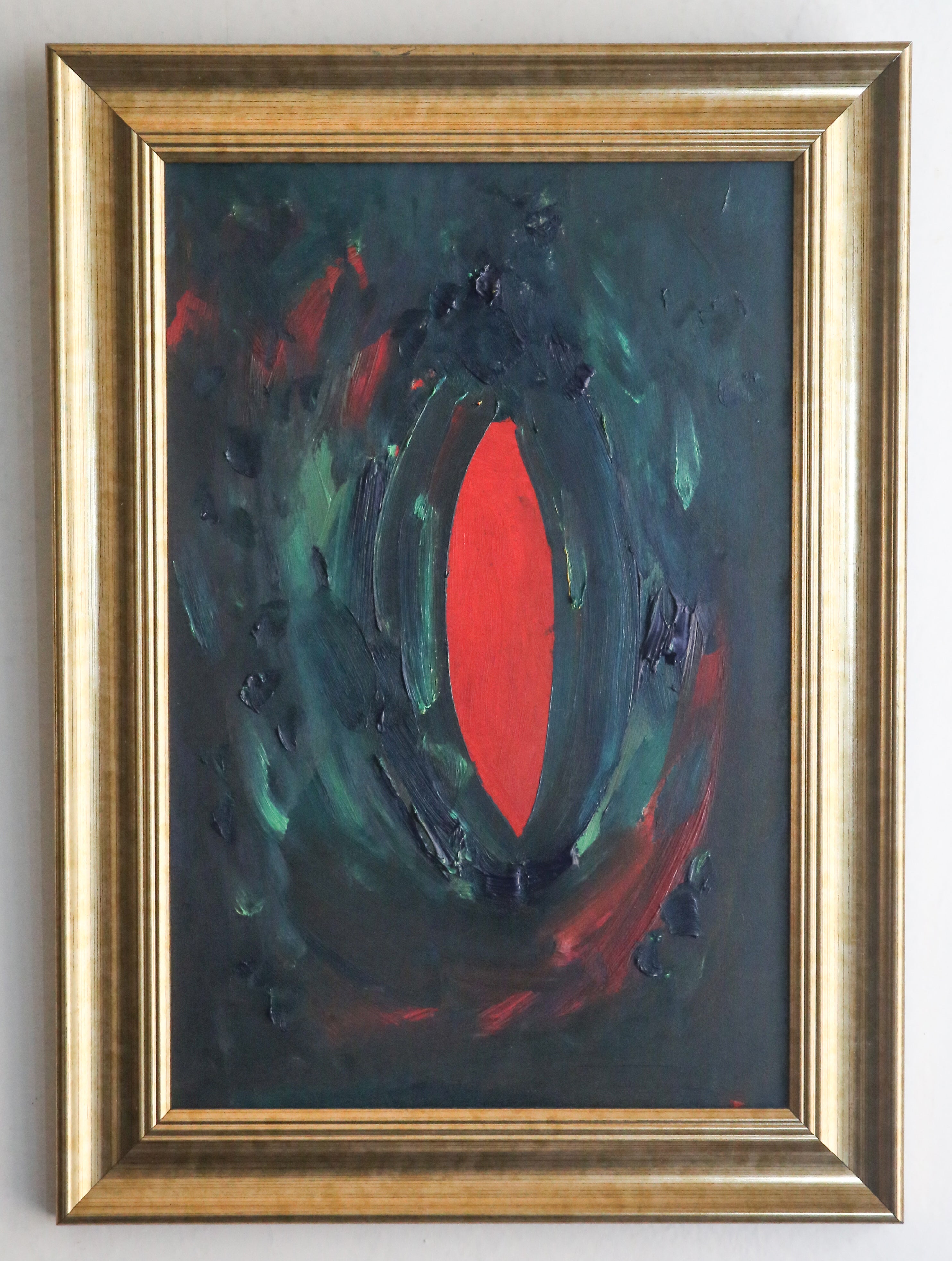 Vortice. Oil on medium-density fiberboard. Leonardo Glauso. 2026.