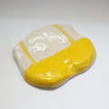 SHE YELLOW, CERAMIC SCULPTURE MADE BY LEONARDO GLAUSO. 2026. FIRENZE.