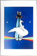 Leda and the Swan. Collectible work of art. Fine art print. Leonardo Glauso (1989)