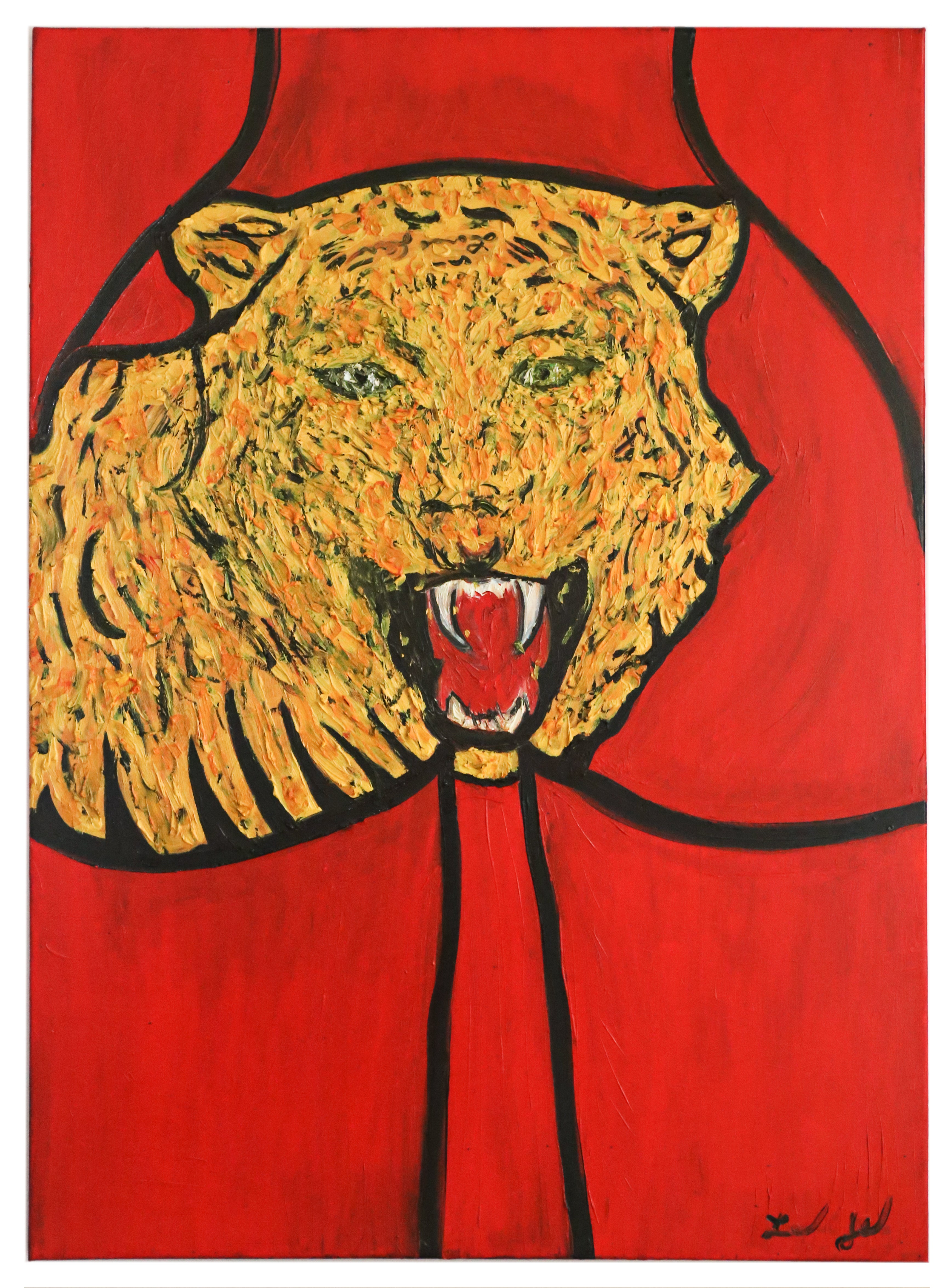 Tiger. Oil on Canvas. Leonardo Glauso.