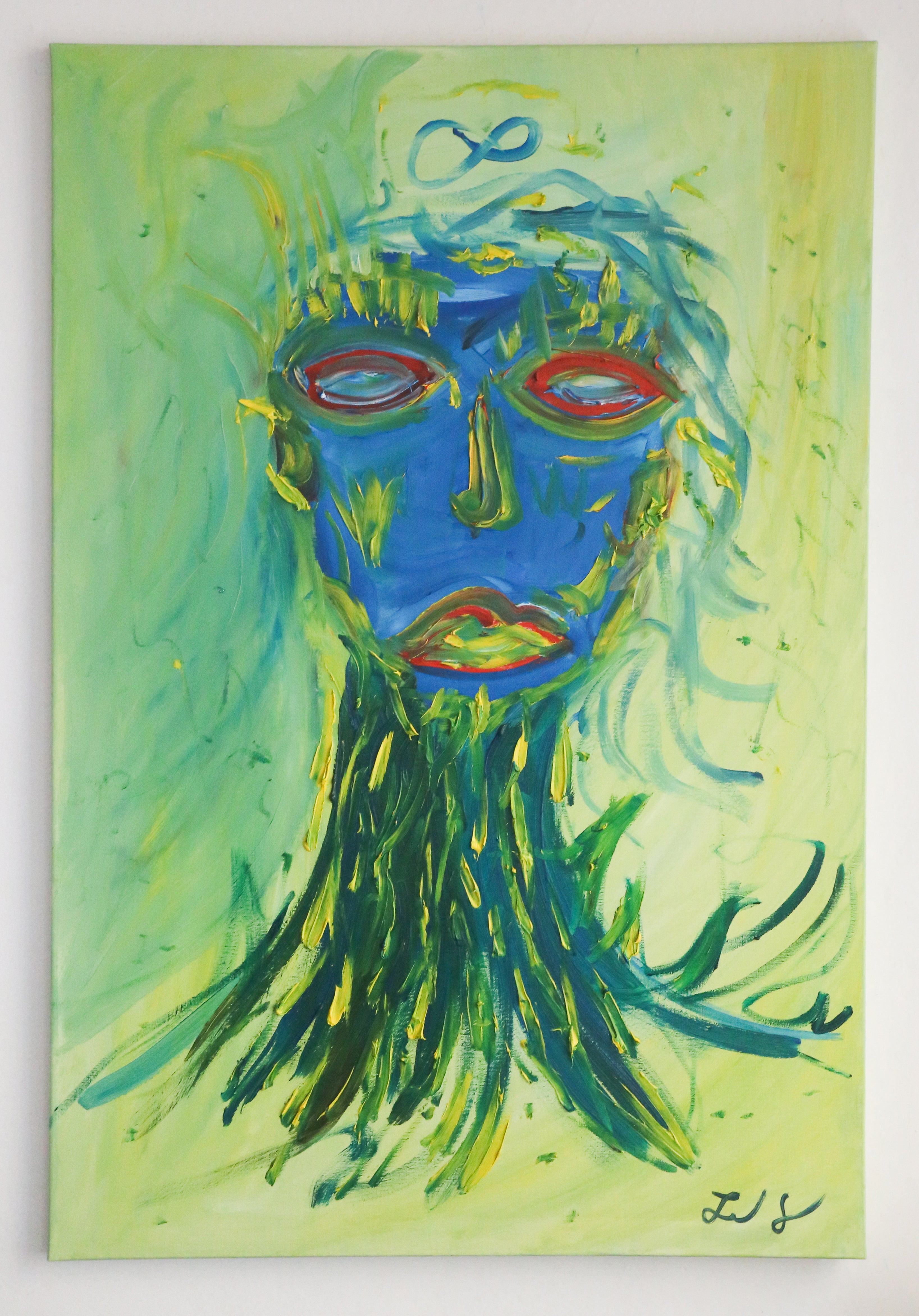Verde. Oil on Canvas. Leonardo Glauso.