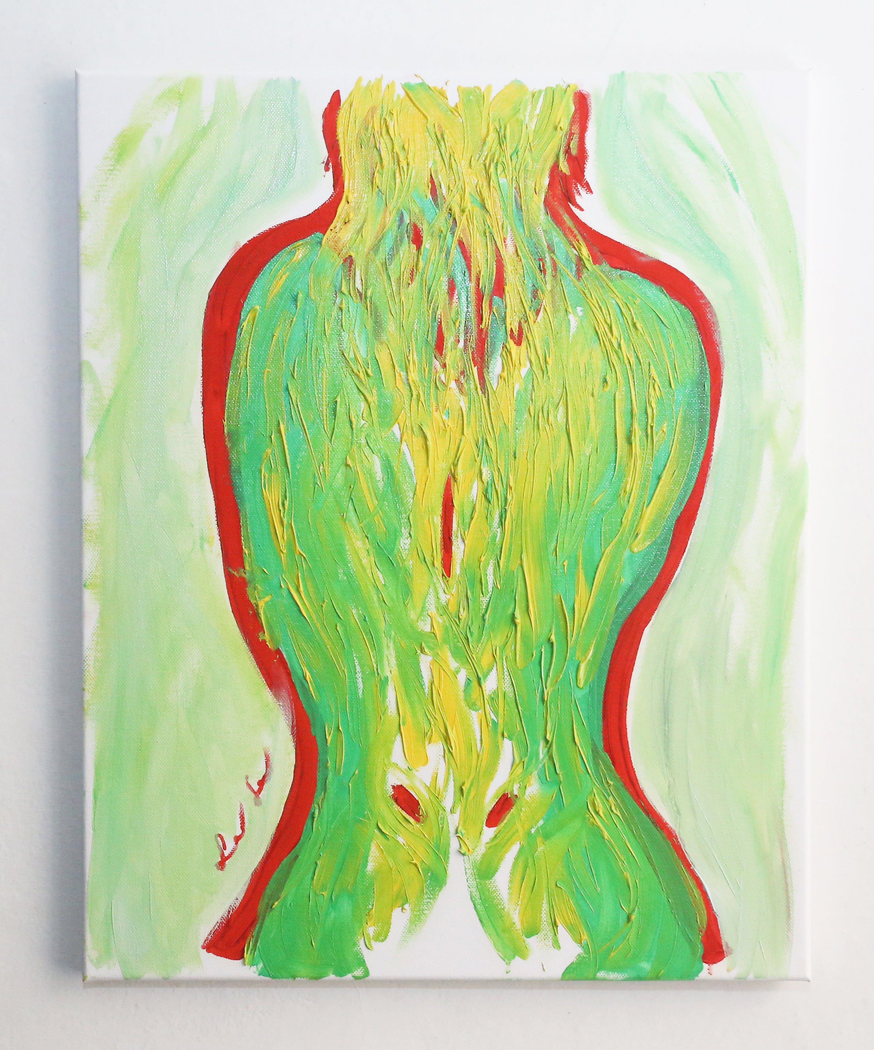 Green. Oil on canvas. Leonardo Glauso.