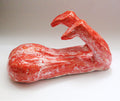 RED LEGS, CERAMIC SCULPTURE MADE BY LEONARDO GLAUSO. 2026. FIRENZE.